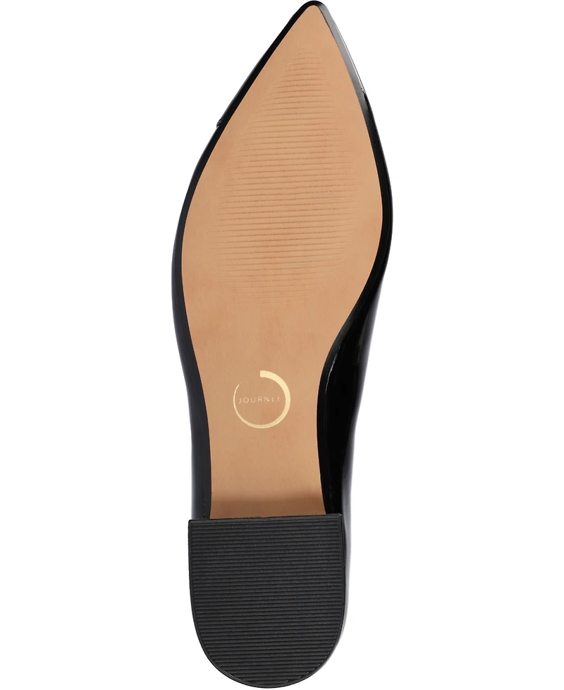 Journee Collection Women's Carmin Pointed Toe Flats