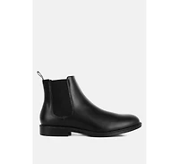 Fraser Faux Leather Pull Tabs Boots Women