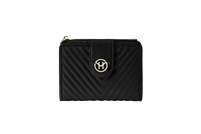 Rosi Women's Genuine Leather Wallets V-stripe Quilted 20+ card slots Victoria Hyde