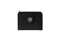 Rosi Women's Genuine Leather Wallets V-stripe Quilted 20+ card slots Victoria Hyde