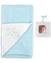 Baby Essentials Love You to the Moon Blanket & Frame, 2 Piece Set