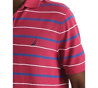 Nautica Men's Striped Classic-Fit Deck Polo Shirt