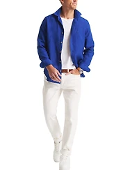 Nautica Men's Linen Solid-Color Classic-Fit Long-Sleeve Shirt