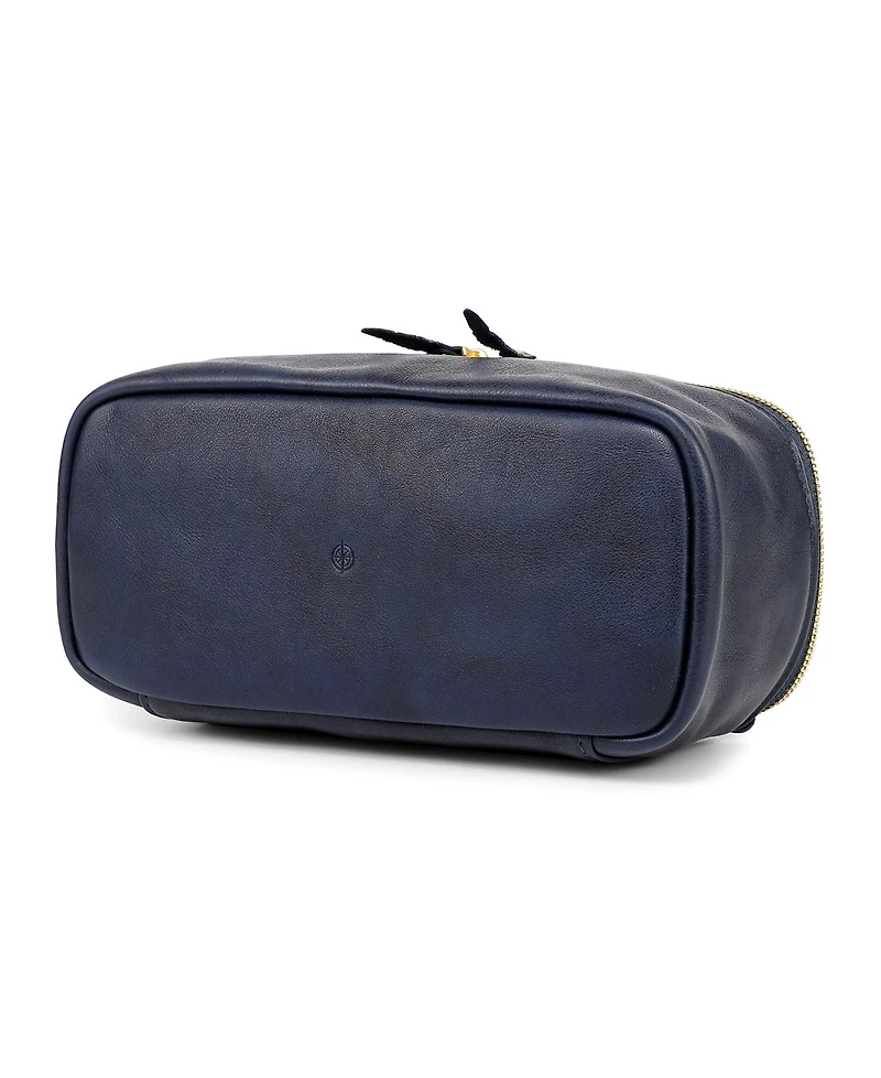 Celosia Rectangular Leather Jewelry Case