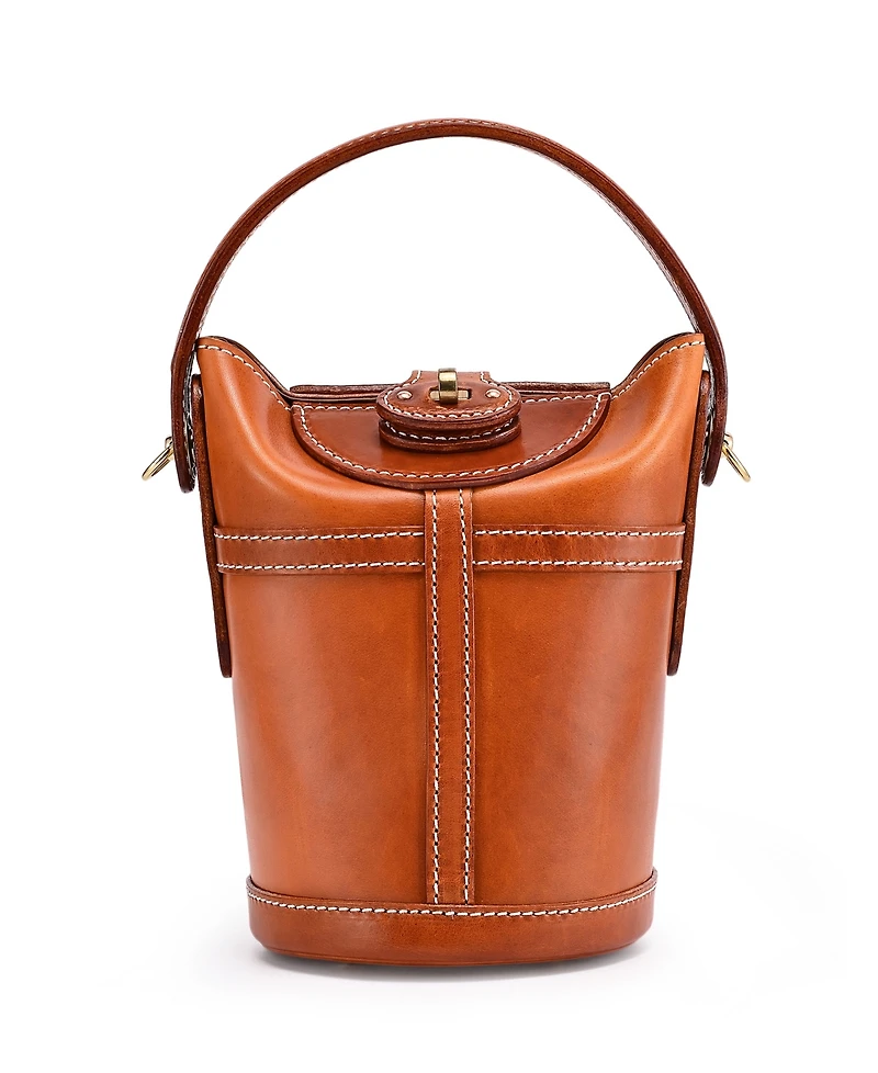 Old Trend Begonia Vintage Bucket Crossbody Bag