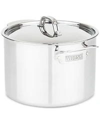 Viking 3-Ply Stainless Steel 10-Pc. Cookware Set with Stainless Steel Lids