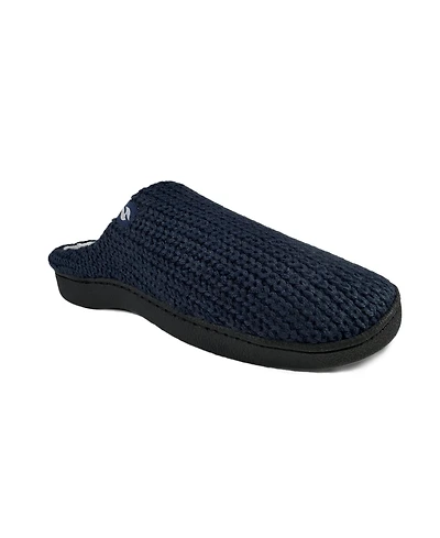 Heat Holders Men's Asher Rib Knit Scuff Slippers