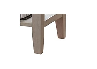 Kings Brand Furniture - Leffler Accent Side End Table with Drawer and Storage Shelf, Nightstand Bedside Table