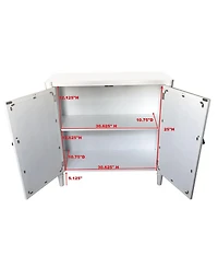 Kings Brand Furniture 2 Door Entryway Console Table Accent Cabinet