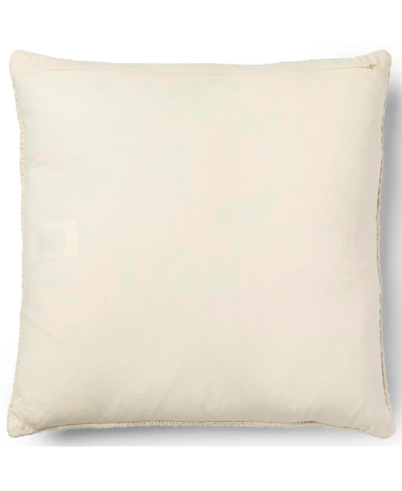Ihi Home Madera Cross Weave Pillow, 22"x 22"