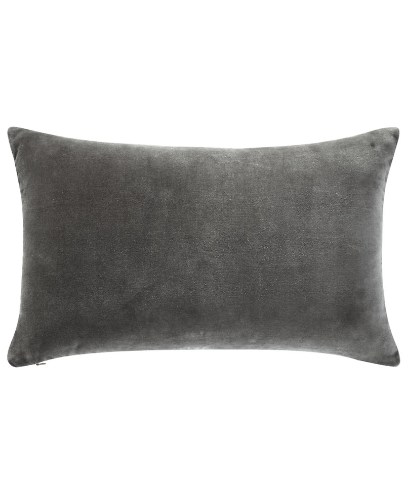 Ihi Home Stella Plush Velvet Decorative Pillow Cover, 14" x 20"