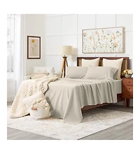Cosy House Collection Flannel Bed Sheet Set