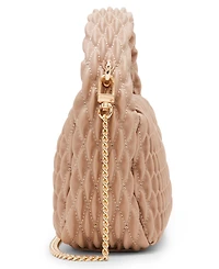 Anne Klein Rounded Ruched Small Crossbody Bag