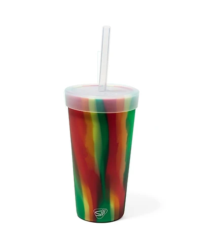 Straw Tumber 22oz: Hibiscus