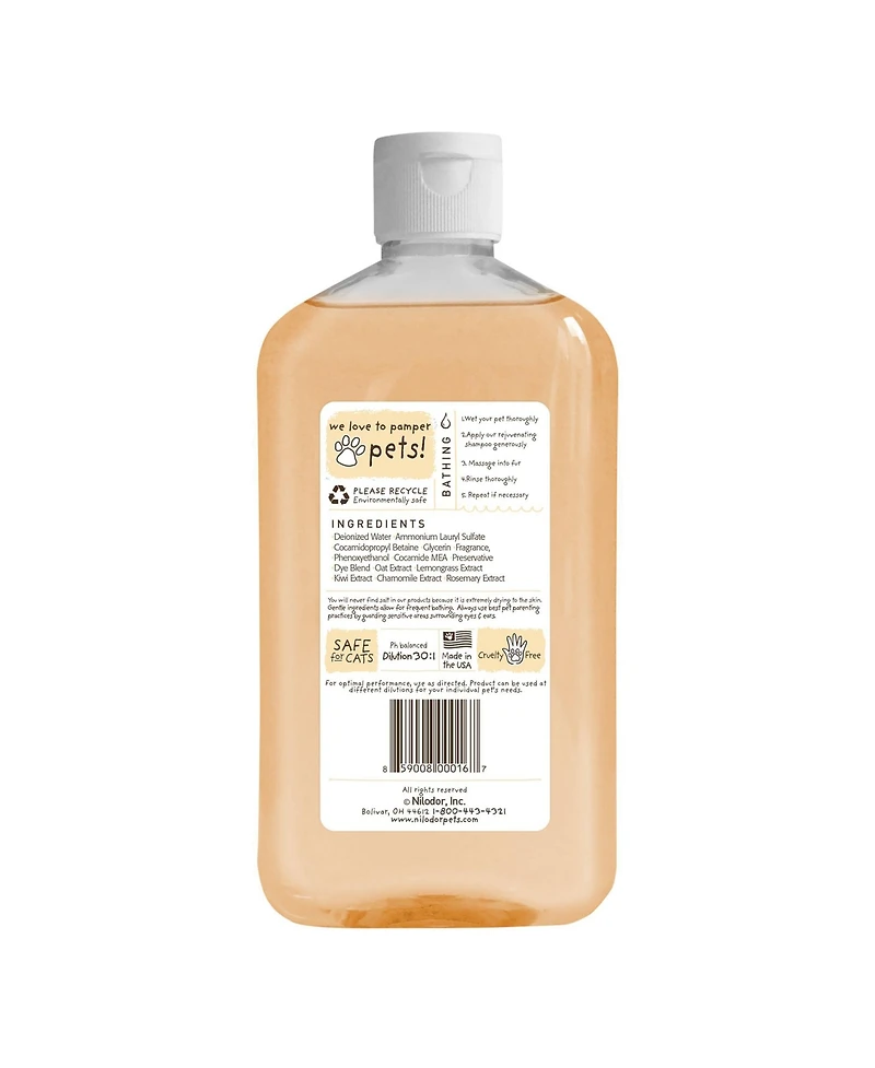 Bobbi Panter (Botanical) Rejuvenating Dog Shampoo Kiwi Extract, Lemongrass, Rosemary, Chamomile