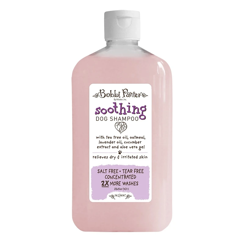 Bobbi Panter (Botanical) Soothing Dog Shampoo Tea Tree Oil, Aloe Vera, Lavender Oil, Cucumber Extract, Oat Protein