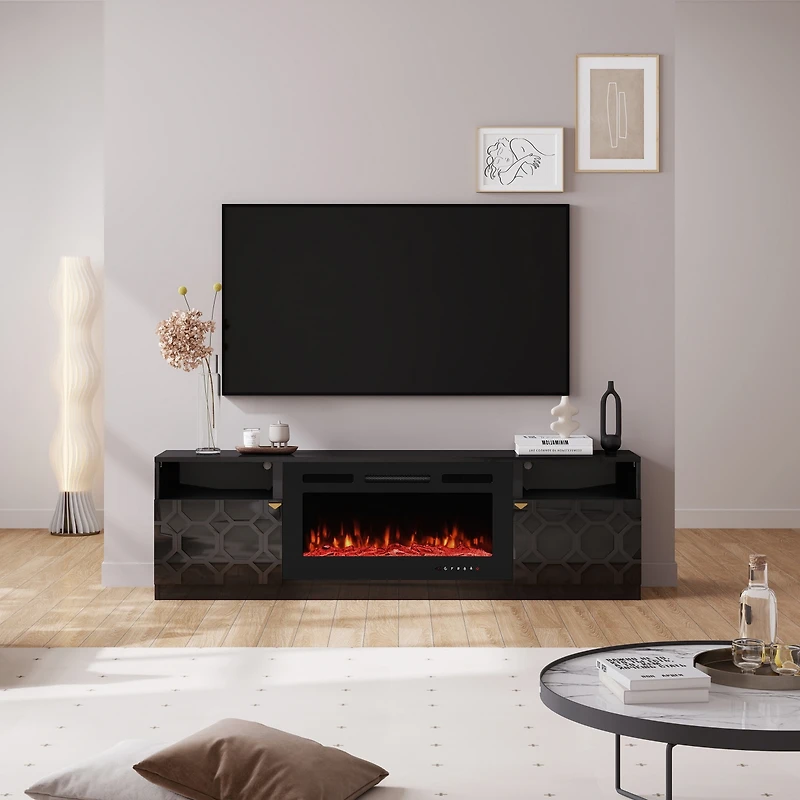 36 inches Multifunctional Electric Fireplace Tv Stand