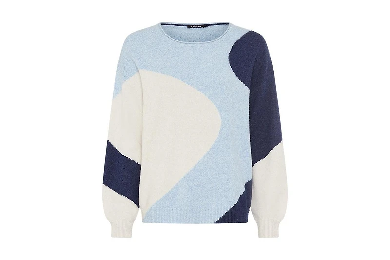 Olsen Women's Abstract Pattern Pullover