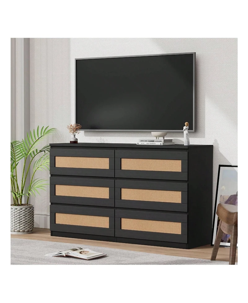 Rattan Dresser For Bedroom, Dresser For Bedroom
