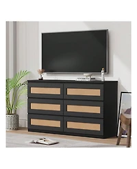 Rattan Dresser For Bedroom, Dresser For Bedroom