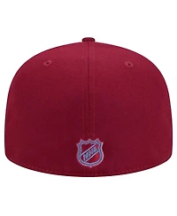 New Era Men's Burgundy Colorado Avalanche Core 59FIFTY Fitted Hat