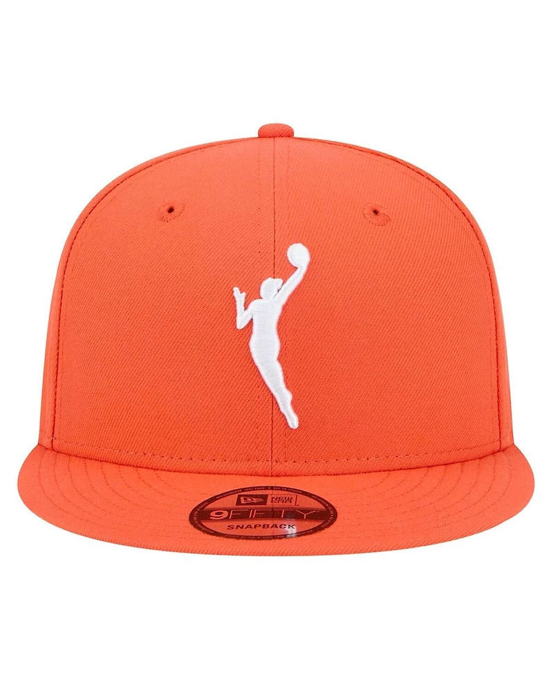 New Era Men's Orange Wnba Logowoman 59FIFTY Snapback Hat
