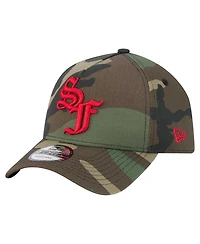 New Era Men's Camo San Francisco 49ers Mystic Camo A-Frame 9FORTY Adjustable Hat