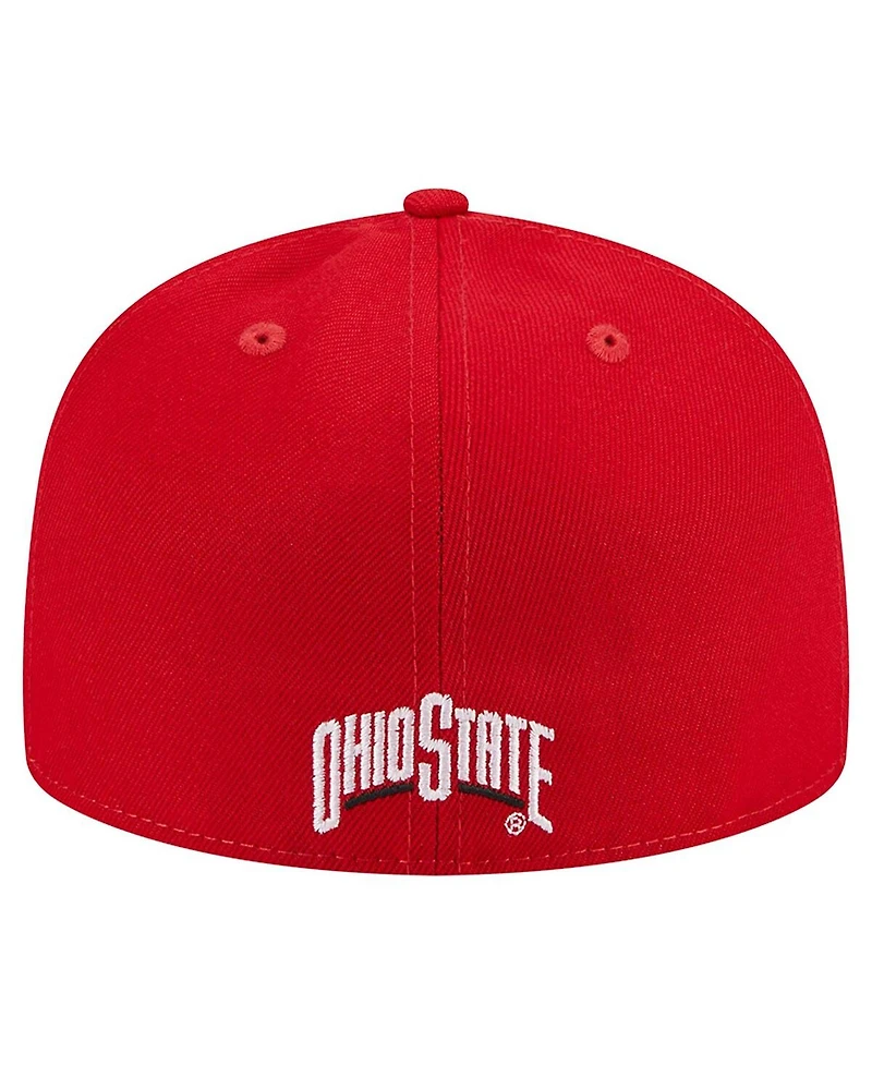 New Era Men's Scarlet Ohio State Buckeyes 59FIFTY Fitted Hat