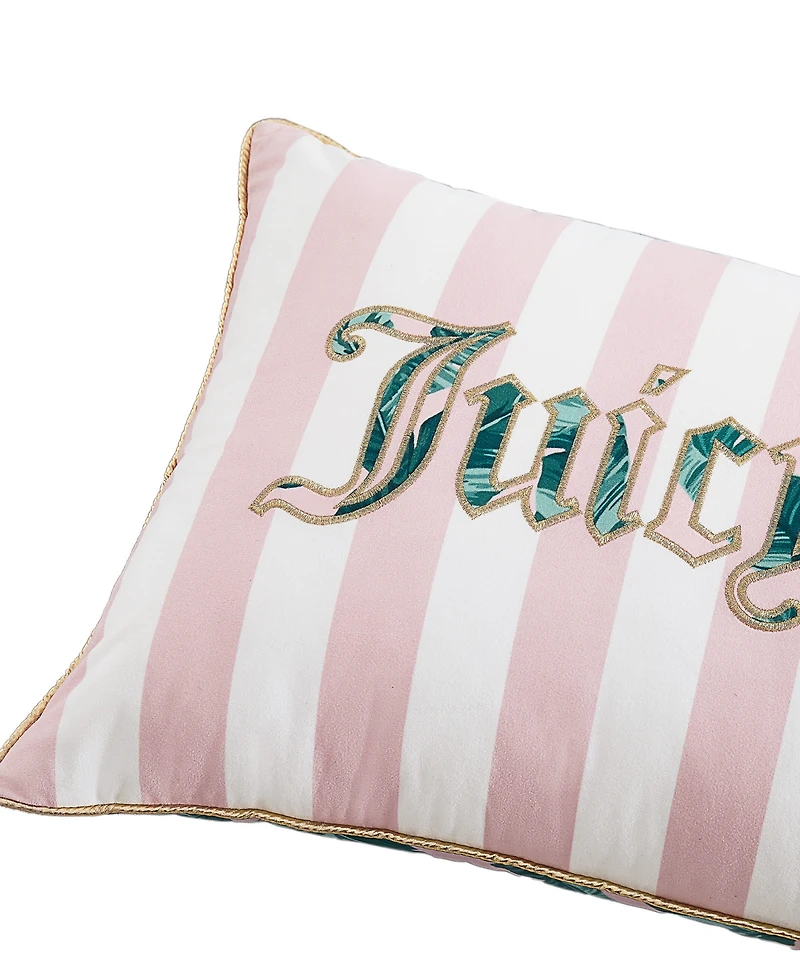 Closeout! Juicy Couture Tropical Palm Decorative Pillow, 16" x 36"
