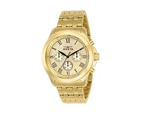Invicta Men's Specialty Quartz Chronograph Gold Dial Watch