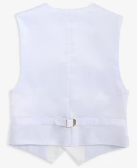 Calvin Klein Big Boys Slim Fit Stretch Ocean Sharkskin Suit Vest