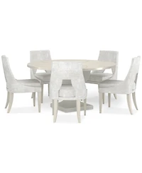 Mezzanine 6-Pc. Dining Set (Round Table & 5 Side Chairs)