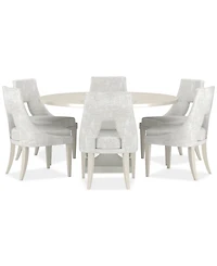 Mezzanine 7-Pc. Dining Set (Round Table & 6 Side Chairs)