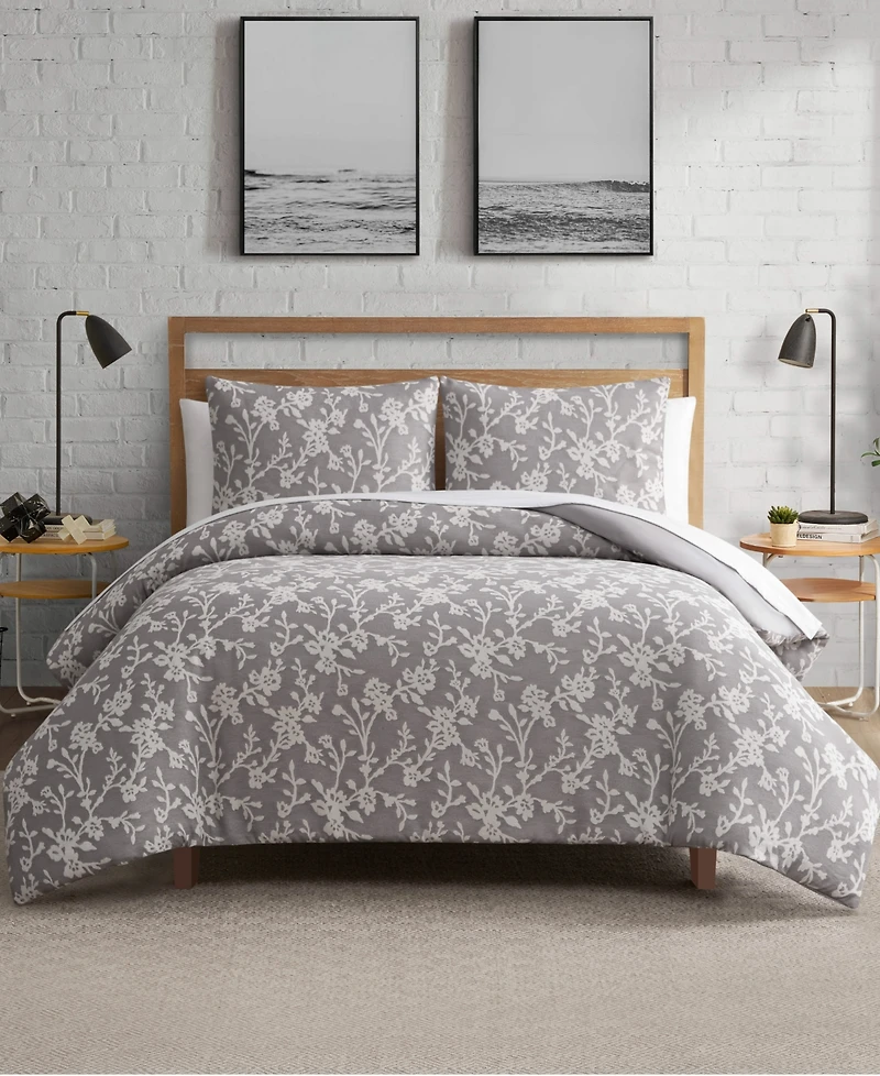 Lucky Brand Fiora Floral 3-Pc. Duvet Cover Set, Full/Queen