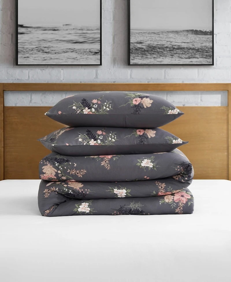 Lucky Brand Cali Bouquet Floral 3-Pc. Duvet Cover Set