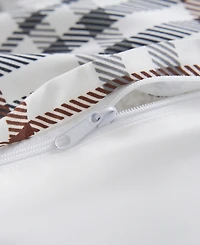 Lucky Brand Camper Plaid 3-Pc. Duvet Cover Set, Full/Queen