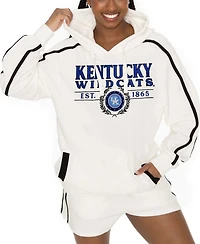 Gameday Couture Women's Cream Kentucky Wildcats Down, Set, Go Pullover Hoodie and Shorts Set