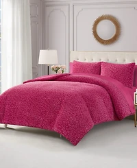 Juicy Couture Cheetah Feathered 2-Pc. Comforter Set, Twin/Twin Xl