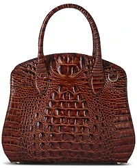 Brahmin Rosetta Melbourne Medium Leather Satchel Bag
