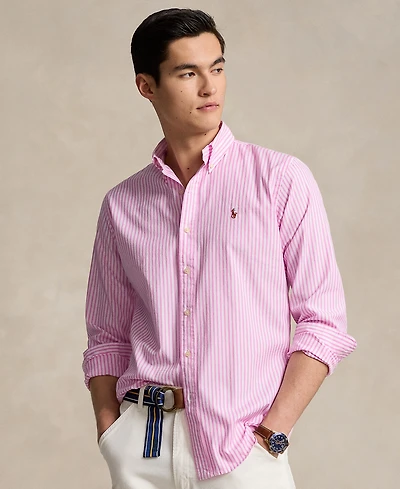 Polo Ralph Lauren Men's Classic Fit Striped Stretch Oxford Shirt