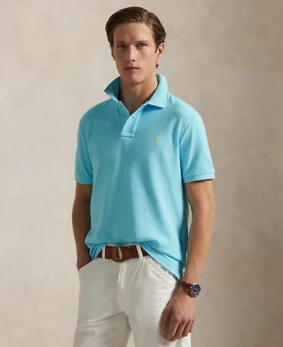 Polo Ralph Lauren Men's Cotton Custom Slim Fit Mesh Shirt