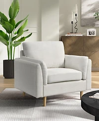 Studio Living 41.3" Polyester Sydney Chair