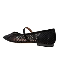 Linea Paolo Nadeen Fishnet Mary Jane Flats