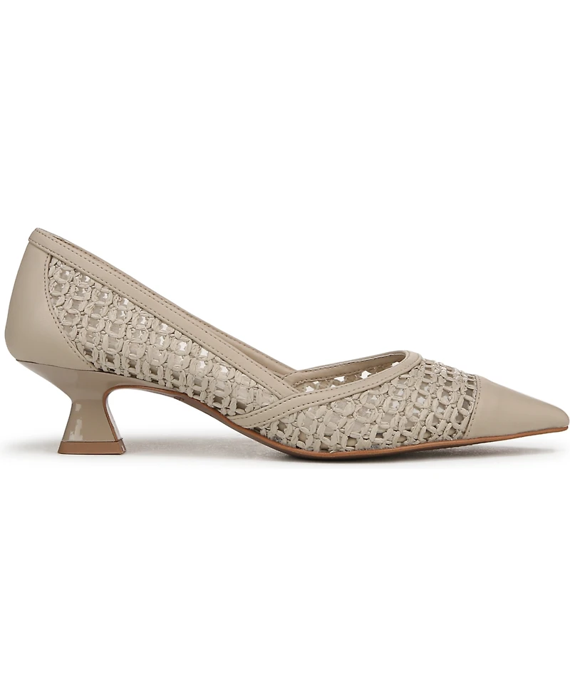 Franco Sarto Women's Darcy Pointed Toe Kitten Heel Pumps
