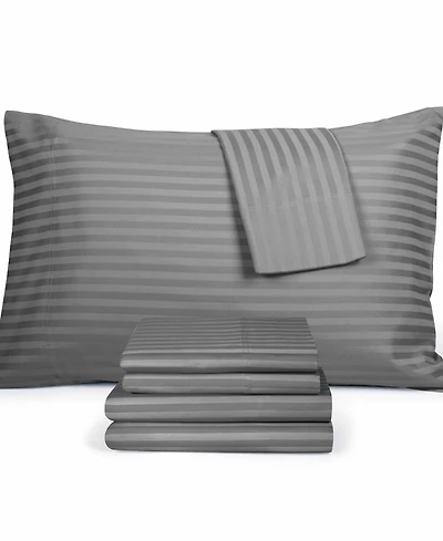 Fairfield Square Collection Brookline 1400 Thread Count 6 Pc. Sheet Set, California King, Exclusively at Macy's