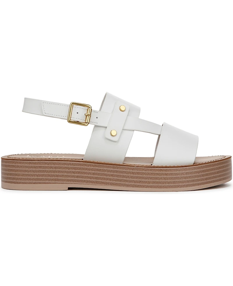 Franco Sarto Women's Genova Round Toe Platform Sandals