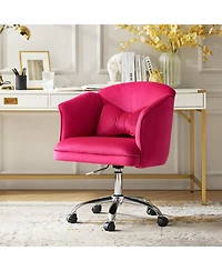 Hulala Home Samuel Modern Office Chair with Flared Arm