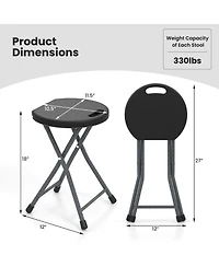 Gouun Folding Stool with Built-in Handle for Adults-1 Piece