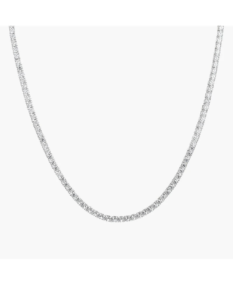 Sterling Silver Beatrice Tennis Necklace – Elegant Sparkle, Trending for Summer