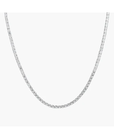 Sterling Silver Beatrice Tennis Necklace – Elegant Sparkle, Trending for Summer